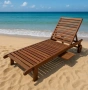 Шезлонг Muhler, Meranti, снимка 2