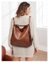Елегантна дамска кожена чанта-раница 2 в 1, 3цвята - 024, снимка 8