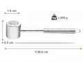 НОВИ! Чук за месо Ф5х27см 350гр, снимка 6