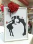 Подарък за любим човек за Свети Валентин картина със скандинавски мъх , снимка 1 - Други - 35373692