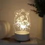 Холограмна 3D LED лампа Лъвска Глава, снимка 2