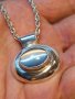 Сребърно колие с висулка , снимка 10