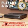 Нов Компактен DVD плейър с включен HDMI Дом Подарък, снимка 5