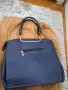  Нова тъмно синя чанта с къси дръжки, снимка 1