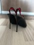 Черни обувки на висок ток, снимка 4