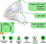 LED крушки GU5.3 3W, MR16, топлобяло, 38° 12V, 8 бр, снимка 7