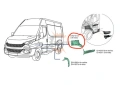 Вътрешен пластмасов капак за Iveco Daily след 2014 год. - Шофьорска страна, снимка 2