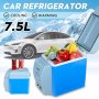 Инверторен авто хладилник за храна и напитки, Хладилна чанта за кола 7.5L, 12V, 37W охлажда, затопля
