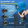 Безжична духалка за листа, ръчна градинска духалка за Makita 18V батерия, БЕЗ БАТЕРИЯ, снимка 5