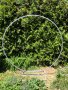 Сребриста кръгла арка 180 см. под наем, снимка 1 - Декорация - 38596085