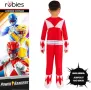 Нов Лицензиран детски костюм Power Rangers Червен Рейнджър за деца 7г, снимка 4