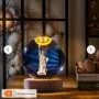 LED Светеща кристална топка/лампа, 3D сензорна - Статуя на свободата, снимка 4