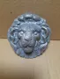 Стар Бронзов Орнамент Лъвка Глава За Врати Порти Тегло 0.500кг., снимка 1
