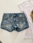 Denim къси дънки+ подарък, снимка 1 - Детски къси панталони - 36694411