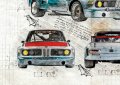 BMW БМВ М3 постер плакат Арт. стил Леонардо да Винчи, снимка 3
