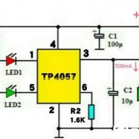 TP4057 / TP4059 SMD marking - 57bA / 59bA - LTH7  SOT23-6 LI-ION battery charger  - 2 БРОЯ, снимка 7 - Друга електроника - 36614797