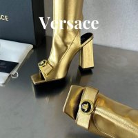 Versace (реплика) 55, снимка 2 - Дамски ботуши - 43675242