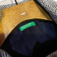 Benetton дамско палто с вълна р-р С, снимка 6 - Палта, манта - 35304811