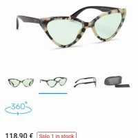 Слънчеви очила Emporio Armani( cat eye), снимка 14 - Слънчеви и диоптрични очила - 36782429