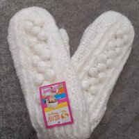 Плетени ръкавици с един пръст, снимка 1 - Шапки, шалове и ръкавици - 43997543