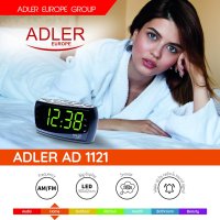 Радио будилник Adler AD 1121, снимка 3 - Радиокасетофони, транзистори - 43850819
