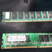 RAM памет DDR - 2 х 256мб, снимка 1 - RAM памет - 28689231