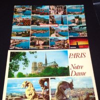 Две стари картички Paris Notre dame,Lago di Garda много красиви 41658, снимка 1 - Колекции - 43112302