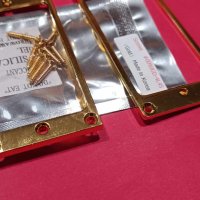 Gold метални рамки за humbuckers с gold винтчета за поставяне, снимка 5 - Китари - 43997708