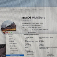 MacBook Air 13 2014`Core i5/4GB RAM/128GB SSD, снимка 7 - Лаптопи за работа - 44858889