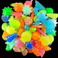 Светещи цветни фигурки, снимка 1 - Оборудване за аквариуми - 35583152