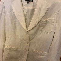 Продовам бяло сако лен и памук  марка Batibaleno, снимка 7 - Сака - 39932200