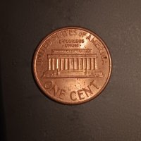 1 цент САЩ 1991 Линкълн , снимка 4 - Нумизматика и бонистика - 43532444