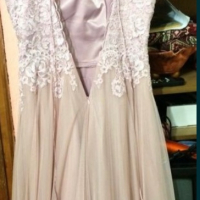 Бална рокля, цвят: пепел от рози, снимка 8 - Рокли - 36485680