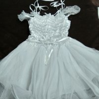 Бяла официална рокля за малки шаферки, снимка 7 - Други - 36721794