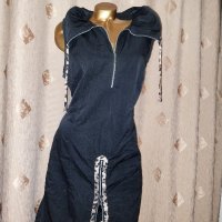 XL/XXL Черна рокля с апликации с животински принт

, снимка 10 - Рокли - 42940503