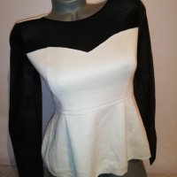 Топ с пеплум ONLY р-р S, нов, с етикет , снимка 4 - Блузи с дълъг ръкав и пуловери - 34916116