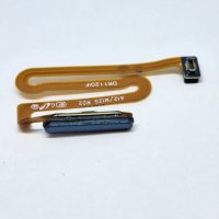 Лентов кабел пръстов отпечатък за Samsung A12/A12 Nacho/A12s A127/M12 син употребяван, снимка 1 - Резервни части за телефони - 43412177