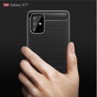 Samsung Galaxy A71 карбон силиконов гръб / кейс, снимка 7 - Калъфи, кейсове - 28053048