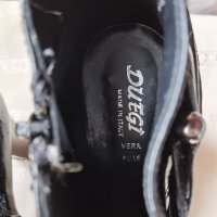 Дамски елегантни лачени обувки на висок ток от естествена кожа 36 номер, снимка 4 - Дамски боти - 37894843