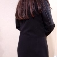 Зимно черно палто, снимка 9 - Палта, манта - 43187010