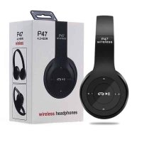 Мултифукционални слушалки P47 с BLUETOOTH, STEREO BASS, С FM, MP3, МИКРОФОН, MICRO SD И LED СВЕТЛИНИ, снимка 1 - Слушалки, hands-free - 42931707