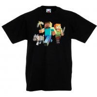 Детска тениска майнкрафт Minecraft 1, снимка 1 - Детски тениски и потници - 32697681