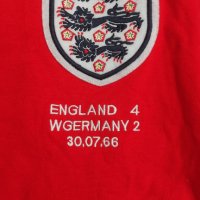 Оригинална ретро блуза на Англия - England размер М, снимка 4 - Футбол - 44127297