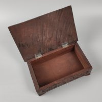 Кутия с дърворезба, снимка 8 - Антикварни и старинни предмети - 43897168