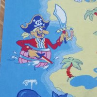 Детски килим с остров, пират, съкровище - 200 х 240см, снимка 1 - Други - 37549346