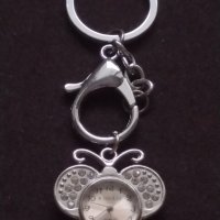 Ключодържател часовник с кристали GIULIO QUARTZ WATER RESISTANT 42327, снимка 1 - Дамски - 43619181