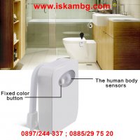Нощна лампа за тоалетна чиния ToiLight, 9 режима за цвят, снимка 2 - Други стоки за дома - 28517247