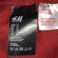 Н&М- М,Л-Сатенени шорти в бордо със странична дантела , снимка 5 - Нощници - 38517290