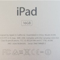 Apple iPad 2 A1396 3G 16GB, снимка 3 - Таблети - 34845863