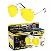 Уникални слънчеви Очила за нощно шофиране тип Авиатор Rayban, снимка 3 - Слънчеви и диоптрични очила - 32762481